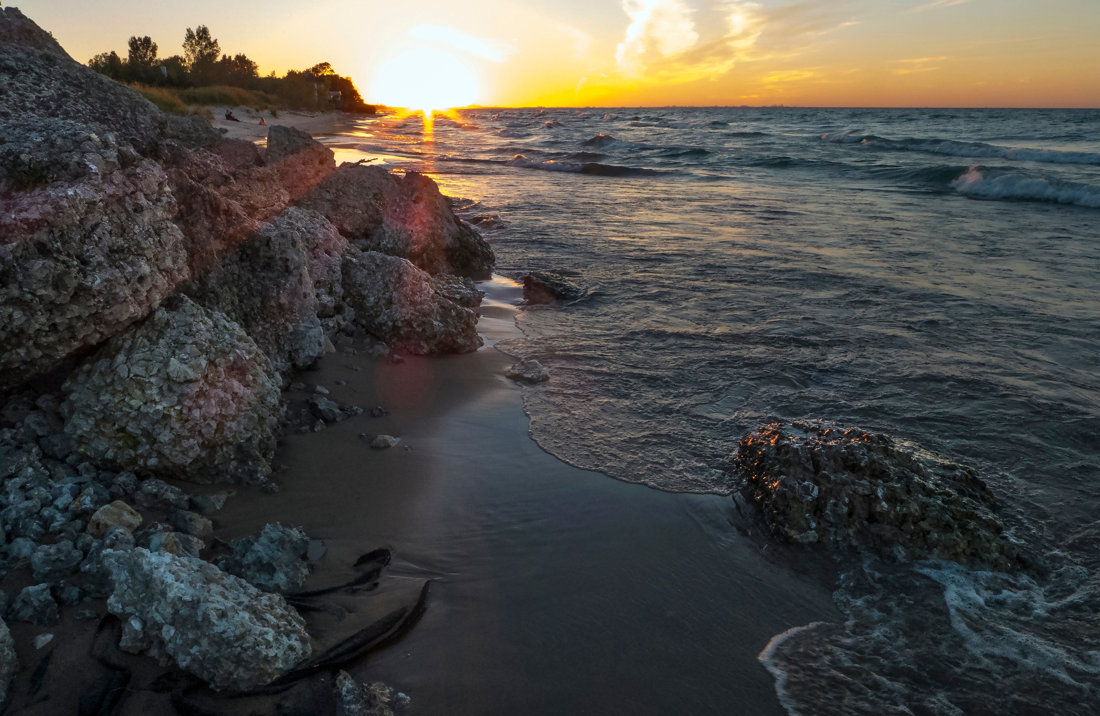 Sunset on Lake Michigan